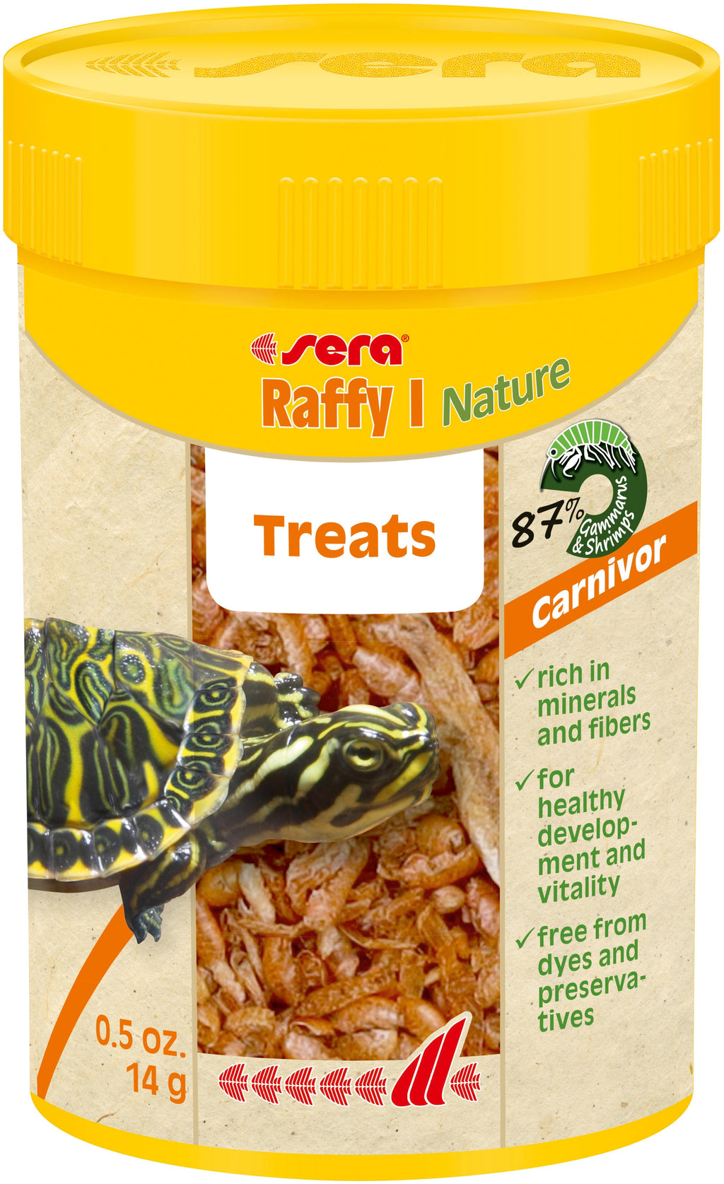 SERA RAFFY I TREATS TURTLE FOOD