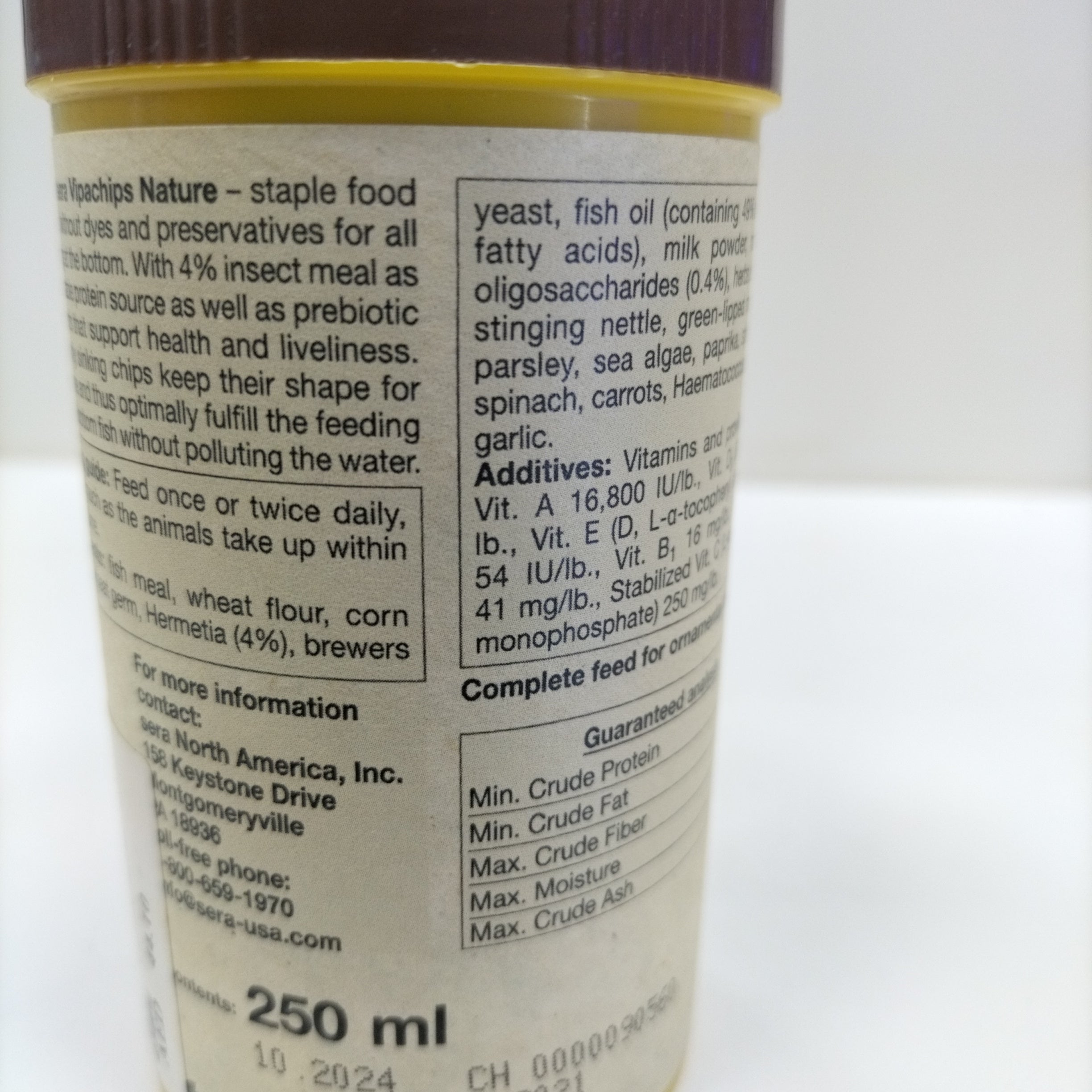 SERA VIPACHIPS STAPLE FISH FOOD 250ML