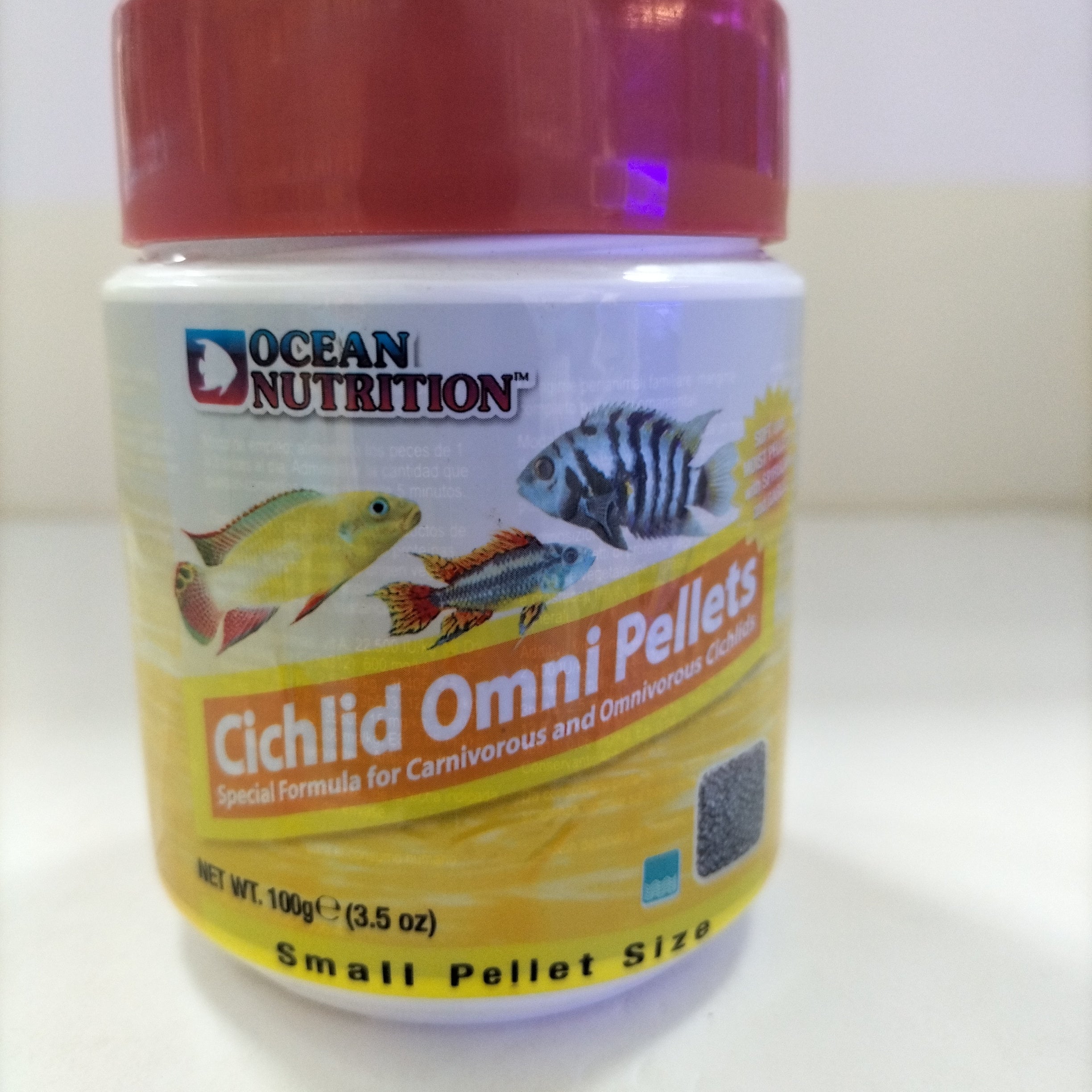 OCEAN NUTRITION CICHLID OMANI PELLETS FISH FOOD 100G