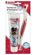 BEAPHAR TOOTHBRUSH & TOOTHPASTE FOR DOG,S