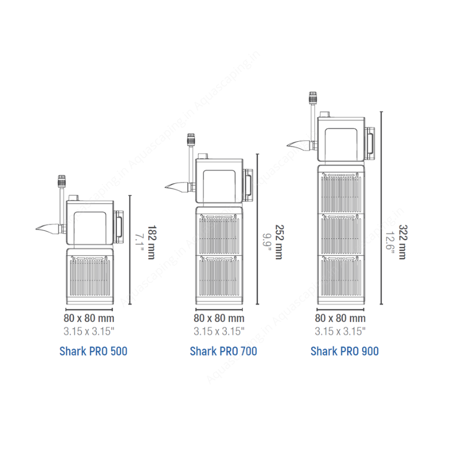 SICCE SHARK PRO INTERNAL FILTER 500 L/H